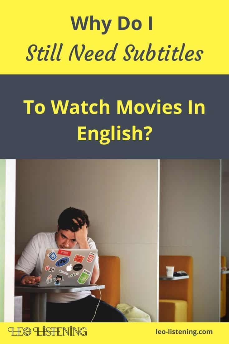 Why do I need subtitles to watch movies in English? vertical Why do I need subtitles to watch movies in English? vertical